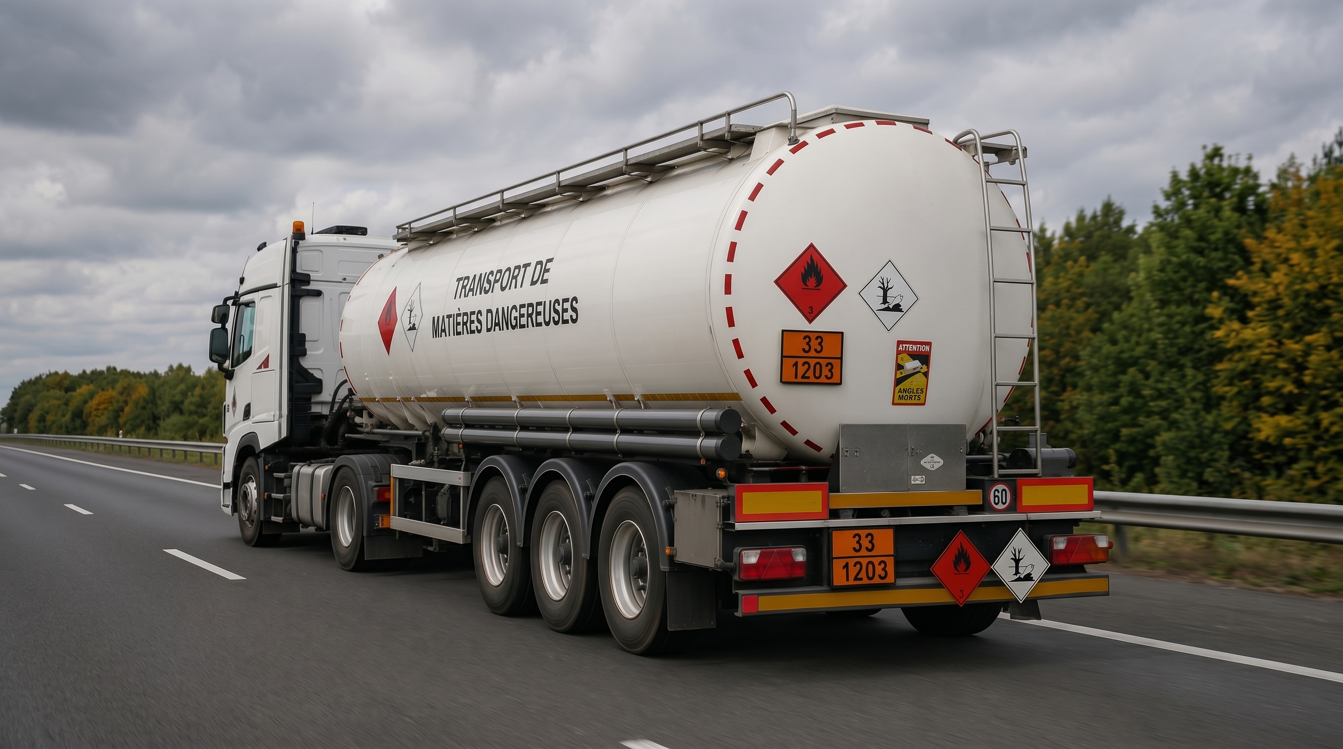 Camion ADR pour formation matières dangereuses CAFCA