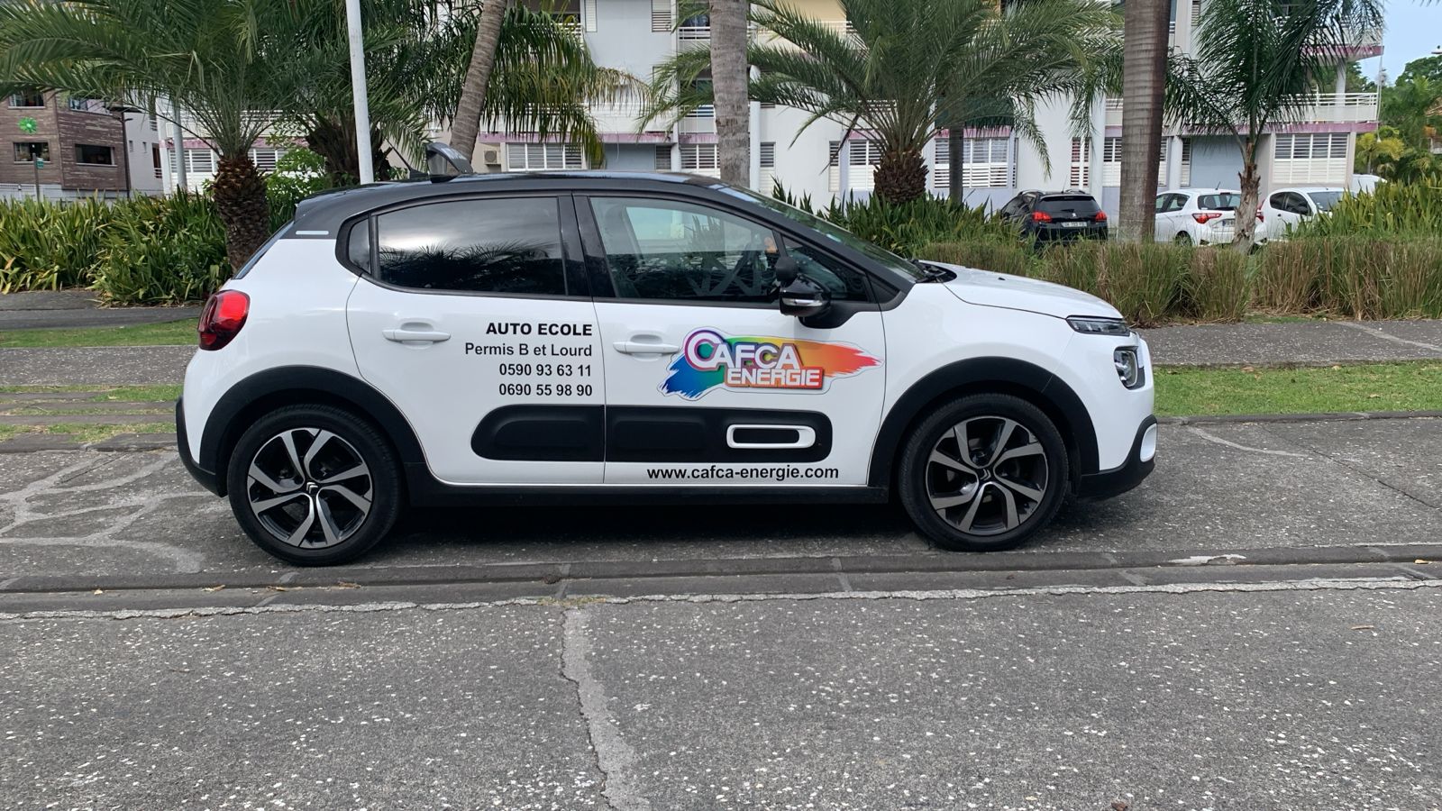 Voiture auto-école CAFCA Énergie pour le Permis B